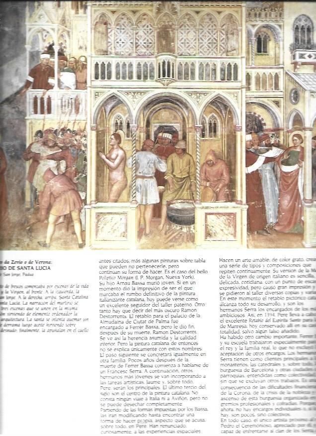 LAMINA 37402: Martirio de Santa Lucia, por Altichiero da Zevio o de Verona