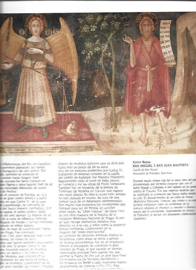 LAMINA 37403: San Miguel y San Juan Bautista, por Ferrer Bassa