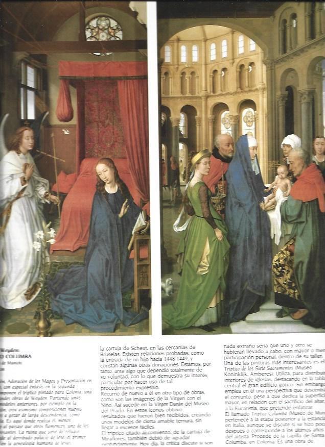 LAMINA 37408: Detalle del Triptico Columba, por Van der Weyden