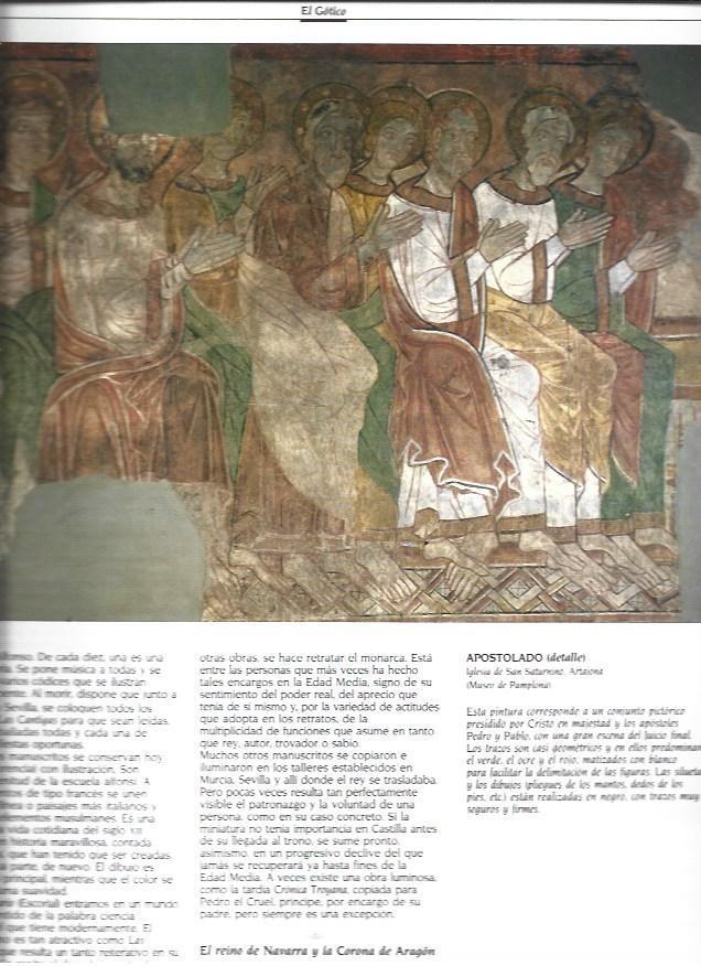 LAMINA 37383: Detalle del Apostolado de la iglesia de San Saturnino de Artajona