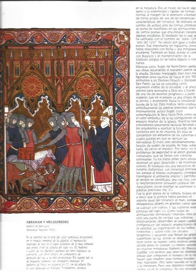 LAMINA 37371: Abraham y Melquisedec del Salterio de San Lkuis