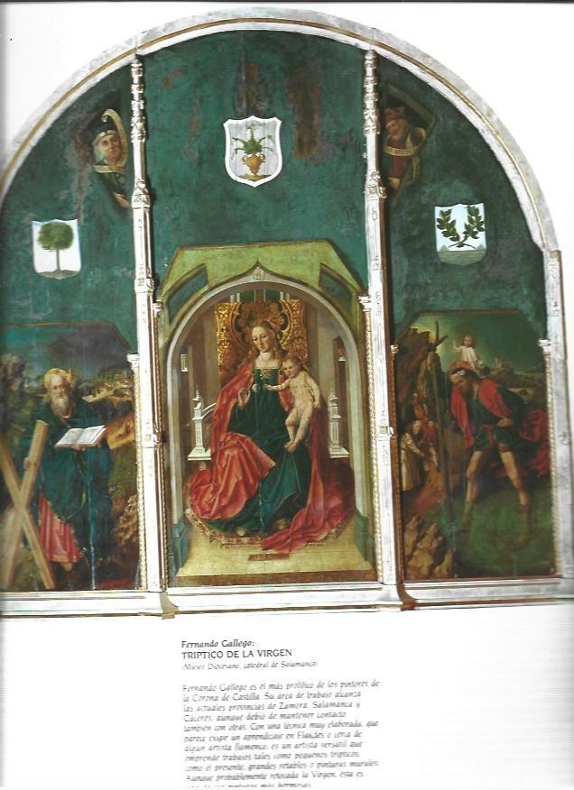 LAMINA 37377: Triptico de la Virgen, por Fernando Gallego
