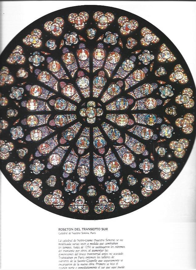 LAMINA 37380: Roseton de la Catedral de Notre Dame de Paris