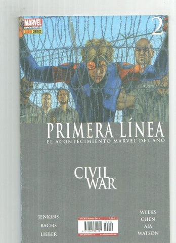 Panini: Civil War Primera Linea numero 2