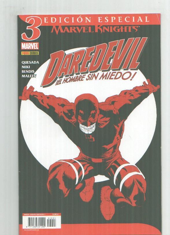 Panini: Marvel Knights: Daredevil volumen 3 numero 3 (edicion especial)