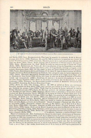 LAMINA V44005: El Congreso de Berlin por von Werner