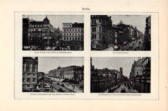LAMINA V44000: Calles de Berlin