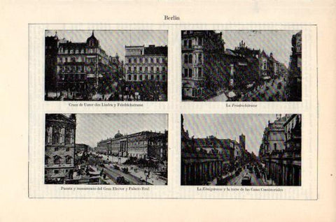 LAMINA V44000: Calles de Berlin
