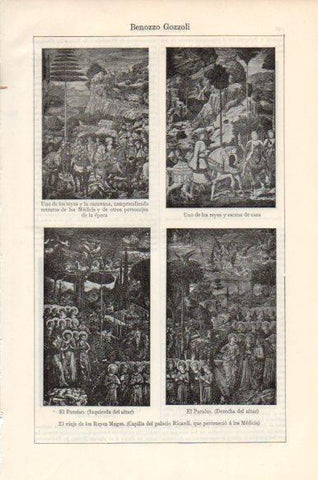 LAMINA V43984: Obras por Benozzo Gozzoli