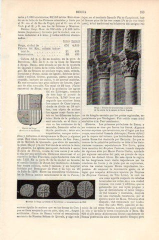 LAMINA V43992: Escudo y monedas de Berga