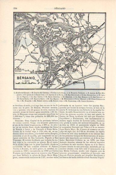 LAMINA V43993: Plano de Bergamo