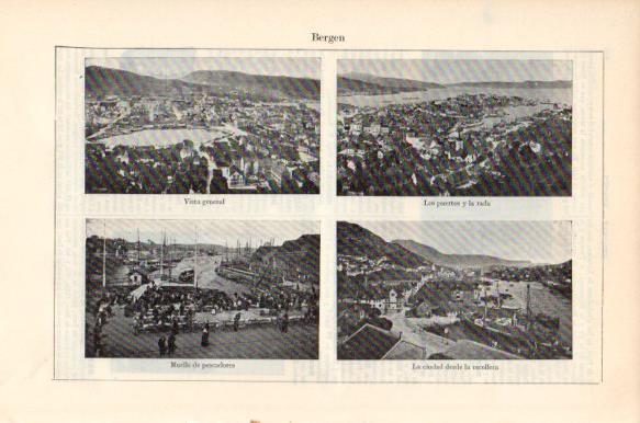 LAMINA V43995: Vistas de Bergen