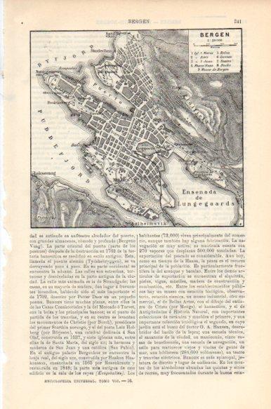 LAMINA V43996: Plano de Bergen