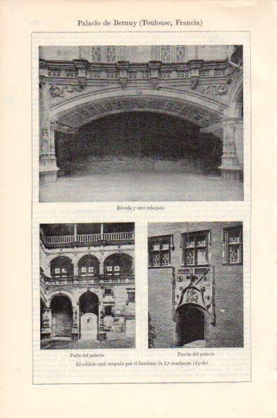 LAMINA V44017: Palacio de Bernuy en Toulouse