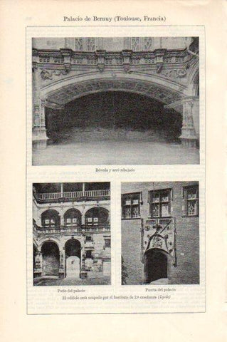 LAMINA V44017: Palacio de Bernuy en Toulouse