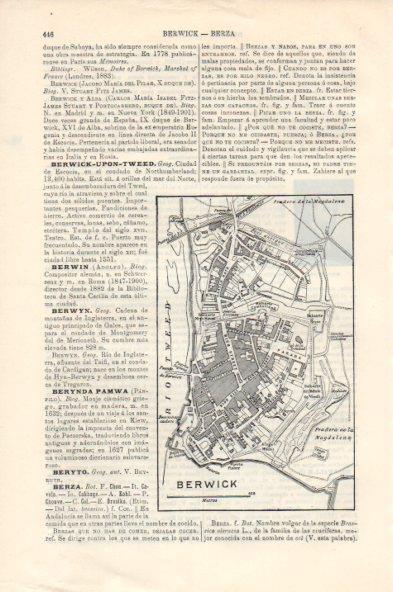 LAMINA V44019: Plano de Berwick
