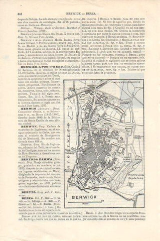 LAMINA V44019: Plano de Berwick