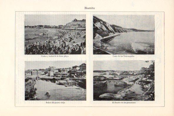 LAMINA V44040: Vistas de Biarritz, Francia