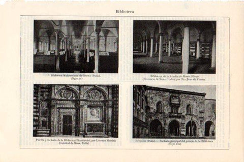 LAMINA V44049: Biblioteca de Cesena y Monte Oliveto