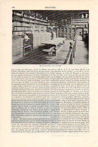 LAMINA V44050: Biblioteca del Museo Plantin, Amberes