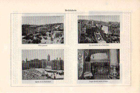 LAMINA V44030: Vistas de Belen o Bethlehem