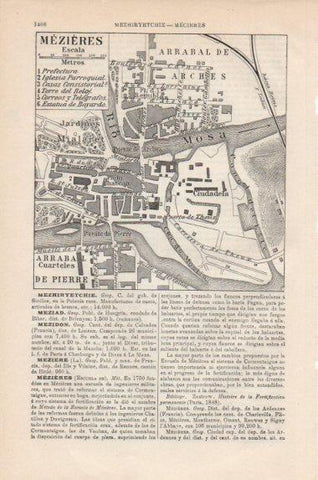 LAMINA V43941: Plano de Mezieres