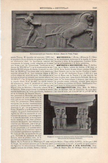 LAMINA V43937: Relieve por Metzner, Banco de Viena