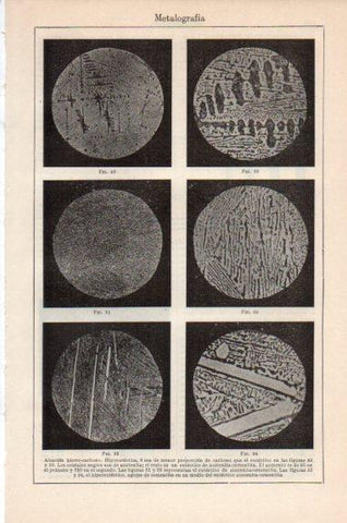LAMINA V43916: Metalografia