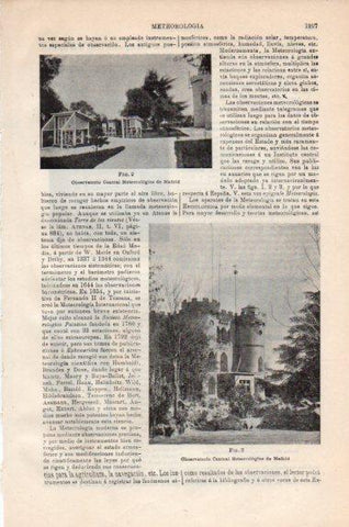 LAMINA V43924: Observatorio Meteorologico de Madrid