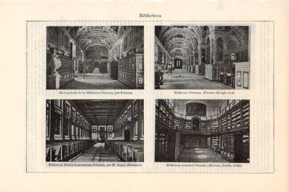 LAMINA V44052: Biblioteca Vaticana, Medico Laurenziana y Classence