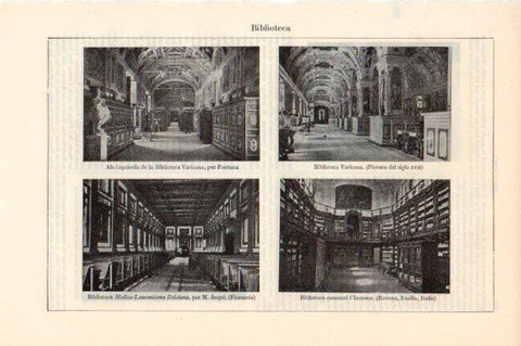 LAMINA V44052: Biblioteca Vaticana, Medico Laurenziana y Classence