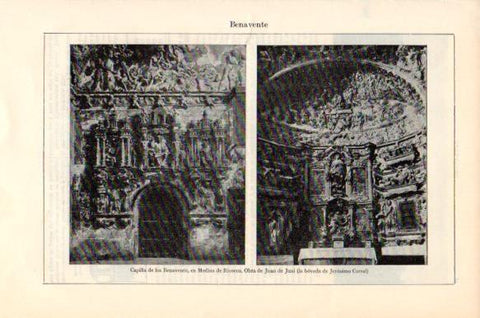LAMINA V43967: Capilla de los Benavente en Medina de Rioseco