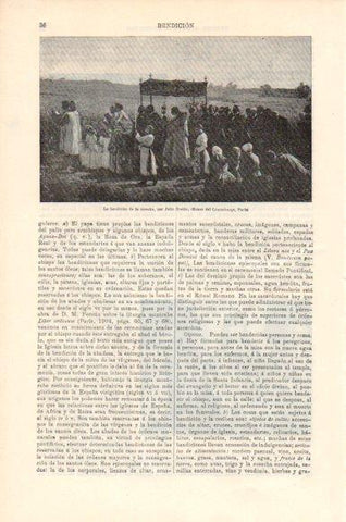 LAMINA V43972: La bendicion de la cosecha por Julio Breton