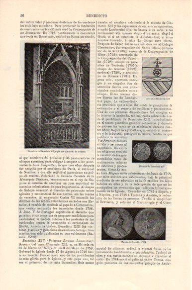 LAMINA V43974: Sepulcro de Benedicto XII