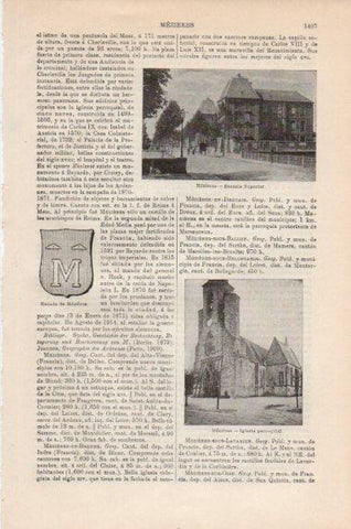 LAMINA V43948: Iglesia de Mezieres