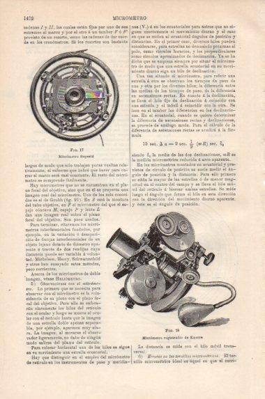 LAMINA V43952: Micrometro registrador Knorre