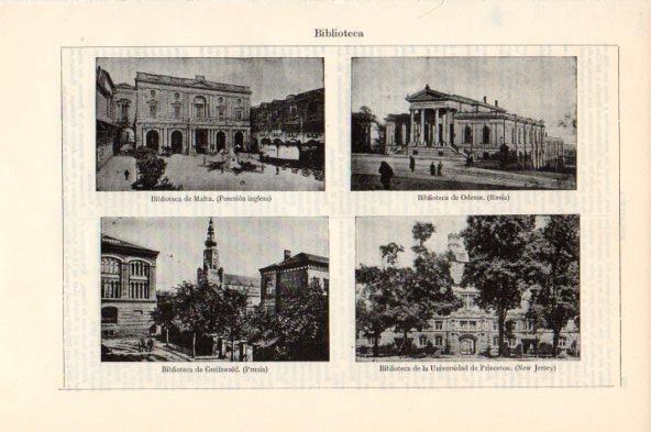 LAMINA V44054: Biblioteca de Malta, Odessa, Greifswald y Princeton
