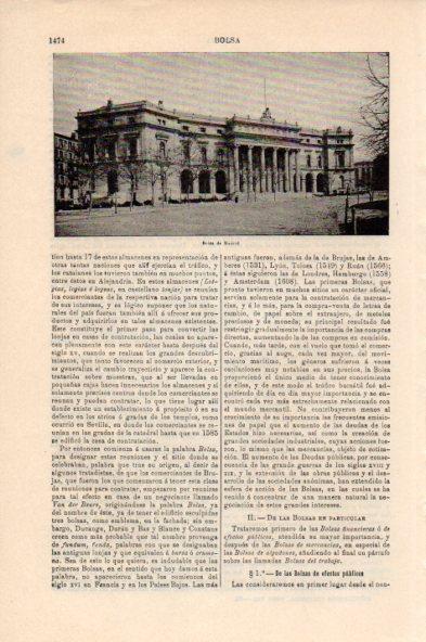 LAMINA V44148: Bolsa de Madrid