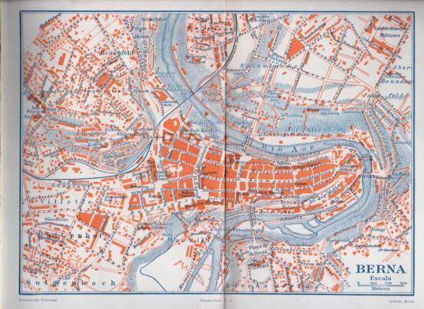 LAMINA V44190: Plano de Berna, Suiza