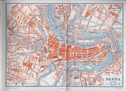 LAMINA V44190: Plano de Berna, Suiza
