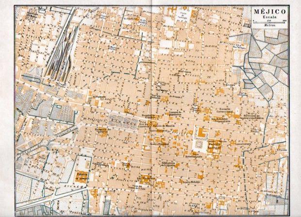LAMINA V44178: Plano de Mejico
