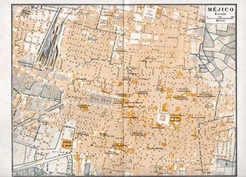 LAMINA V44178: Plano de Mejico