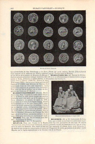 LAMINA V44074: Monedas de Bilbilis