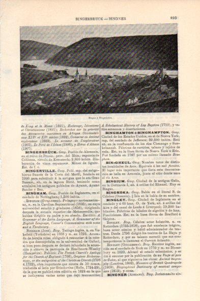 LAMINA V44079: Bingen y Bingerbruck