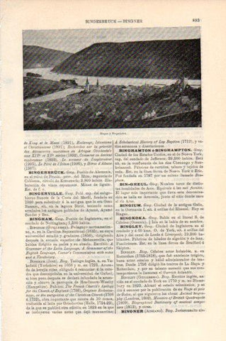LAMINA V44079: Bingen y Bingerbruck