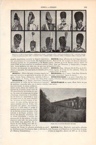 LAMINA V44083: Birretinas de guardia