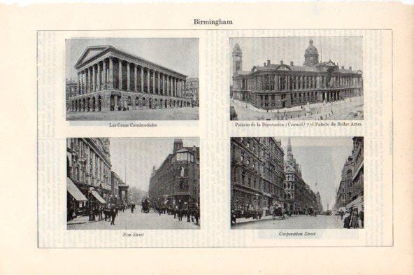 LAMINA V44081: Vistas de Birmingham, Inglaterra