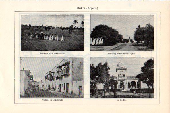 LAMINA V44088: Vistas de Biskra, Argelia