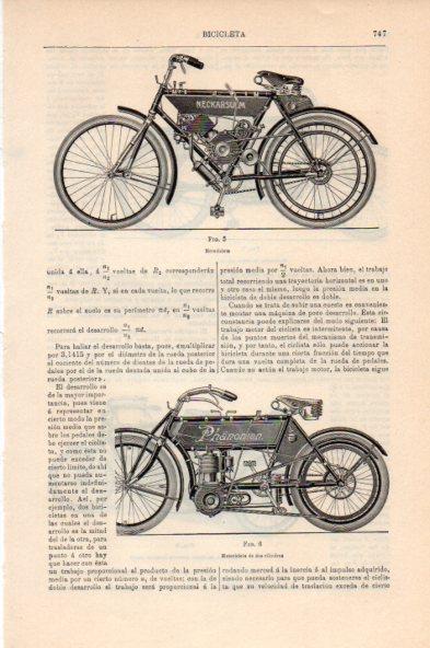 LAMINA V44058: Motocicleta Phanomen de 2 cilindros