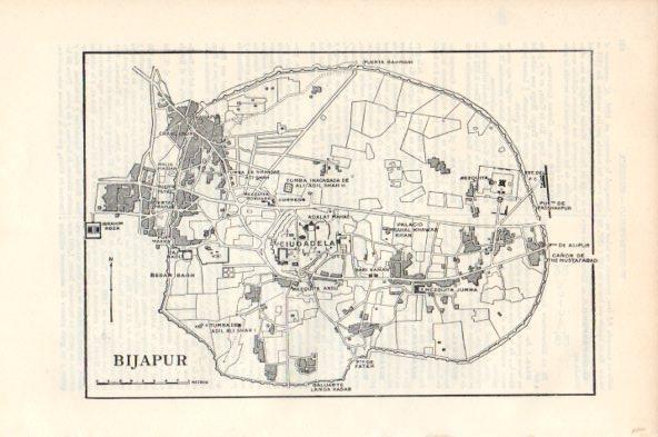 LAMINA V44064: Plano de Bijapur, India